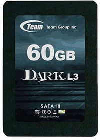 TeamGroup Dark L3 SSD 60GB, 2.5" / SATA 6Gb/s