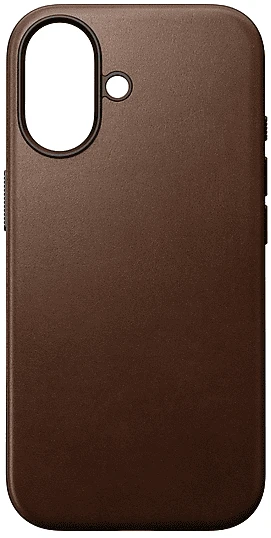 Nomad Modern Leather Case für Apple iPhone 17 braun