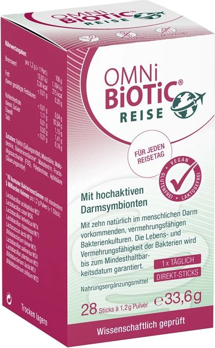 Omni-Biotic Reise Pulver Direktsticks, 28 Stück (28x 1.2g)
