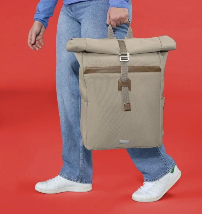 Hama Silvan, Laptop-Rucksack, Rolltop, 16.2" beige