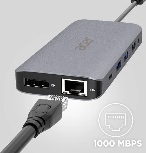 Acer 12in1 Type C dongle, USB-C 3.0 [Stecker]