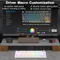 Aula F75 Pro, White Contour, LEDs RGB, hot-swap, LEOBOG Seiya Star Vector, USB/Bluetooth, US Vorschaubild