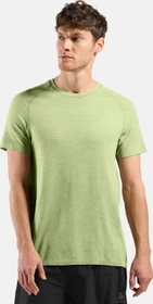 Odlo Essential Seamless Laufshirt kurzarm shadow lime melange (Herren)