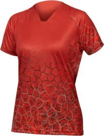 Endura Singletrack Print LTD Trikot kurzarm cayenne (Damen)