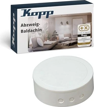 Kopp Abzweigbaldachin Ø75mm, weiß