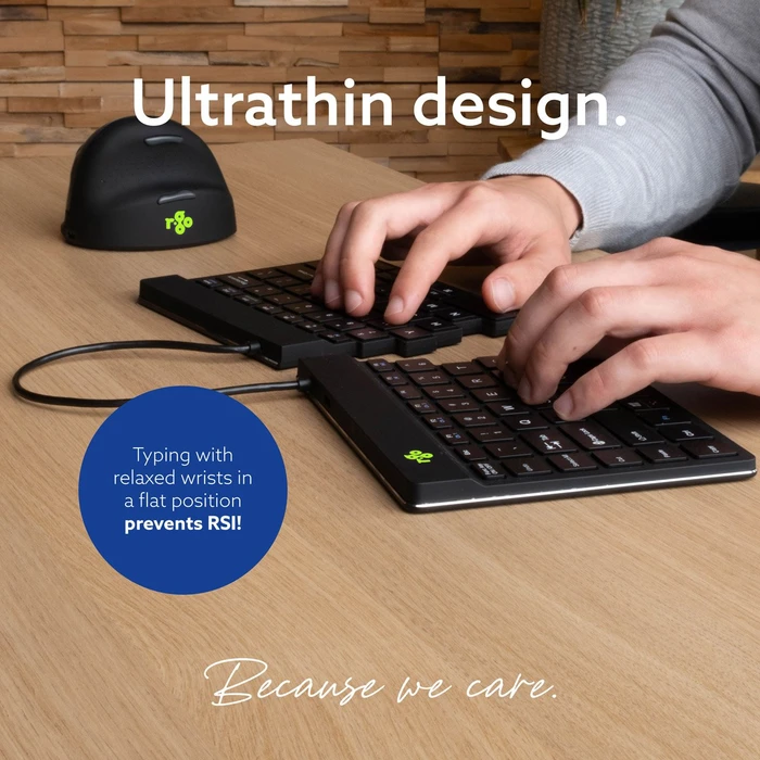 R-Go Split Break, schwarz, USB/Bluetooth, BE