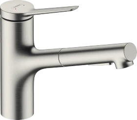 Hansgrohe Zesis M33 150 2jet ausziehbar edelstahl finish