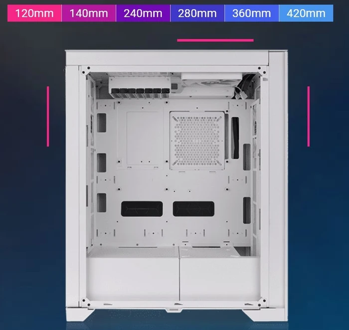 Thermaltake CTE T500 Air Snow, weiß, Glasfenster