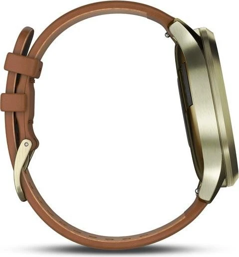 Garmin vivomove HR Premium Aktivitäts-Tracker gold/braun
