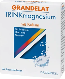Dr. Grandel Grandelat Trinkmagnesium mit Kalium Brausetabletten, 36 Stück