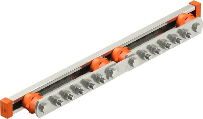 OBO Bettermann Potentialausgleichsschiene zur flexiblen Wandmontage mit Trennstelle