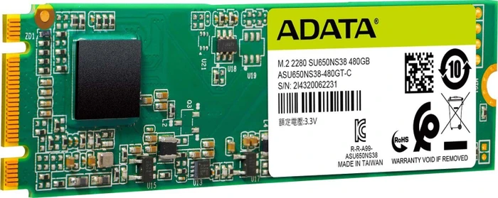 ADATA Ultimate SU650 512GB, M.2 2280 / B-M-Key / SATA 6Gb/s