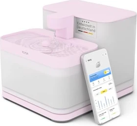 Klyqa Smart-Trinkbrunnen, 3.5ml, weiß/rosa