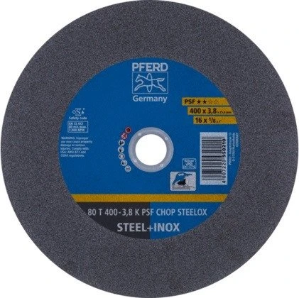 Pferd 80 T 400-3.8 K PSF CHOP STEELOX/25.4 Trennscheibe, 400x3.8x25.4mm, 10 Stück