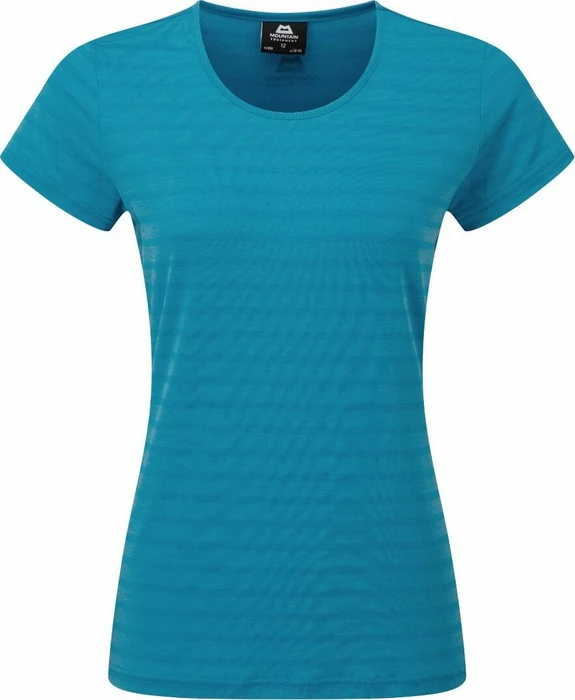 Mountain Equipment Stripe Funktionsshirt kurzarm digital blue stripe (Damen)