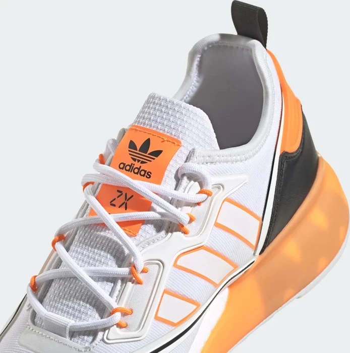 adidas ZX 2K Boost cloud white/signal orange/core black (Herren)