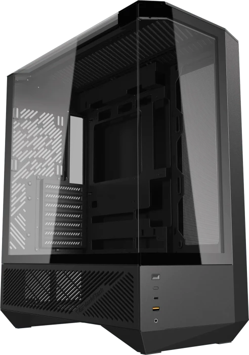 DarkFlash DY460 Black, Glasfenster