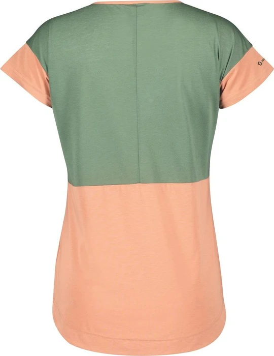 Scott Trail Flow Dri Trikot kurzarm crystal pink/smoked green (Damen)