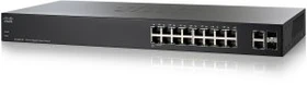 Cisco SG200 Rackmount Gigabit Smart Switch, 16x RJ-45, 2x RJ-45/SFP (SG200-18 / SLM2016T)