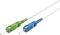 goobay Glasfaserkabel LWL Simplex Kabel, OS2, 1x SC-APC Stecker/1x SC-UPC Stecker, 30m, weiß Vorschaubild