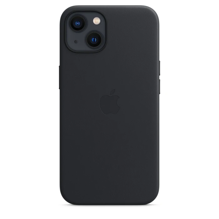 Apple Leder Case mit MagSafe für iPhone 13 Mitternacht