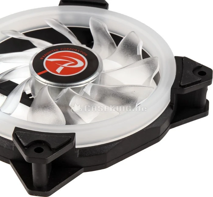 Raijintek Iris 12 Rainbow A-RGB, LED-Steuerung, Fernbedienung, 120mm, 3er-Pack
