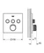 Grohe Grohtherm SmartControl Thermostat mit 3 Ventilen chrom Vorschaubild