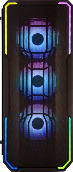 BitFenix Enso Mesh 4ARGB, schwarz, Glasfenster