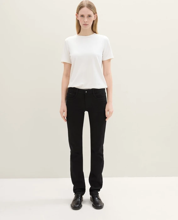 Tom Tailor Alexa Straight Jeans Jeans black denim (Damen)