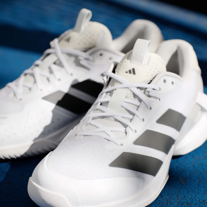 adidas Adizero Ubersonic 5 cloud white/core black/silver metallic (Herren)