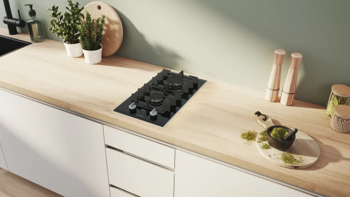 Bosch Serie 8 PRB3A6I40 Gas-Kochfeld Domino autark
