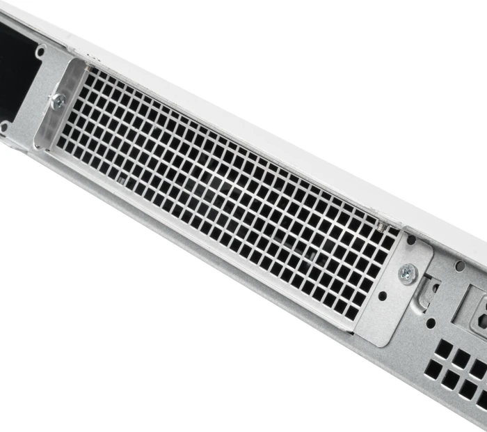 SilverStone RM100, Rackmount Storage, schwarz/grau, 1HE, Flex-ATX