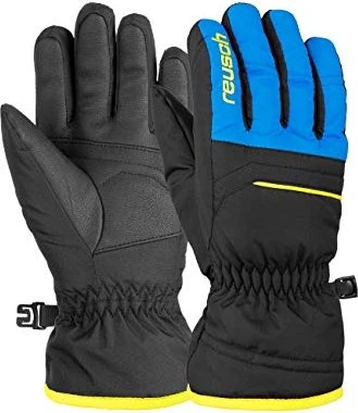 Reusch Alan Skihandschuhe black/brilliant blue (Junior)