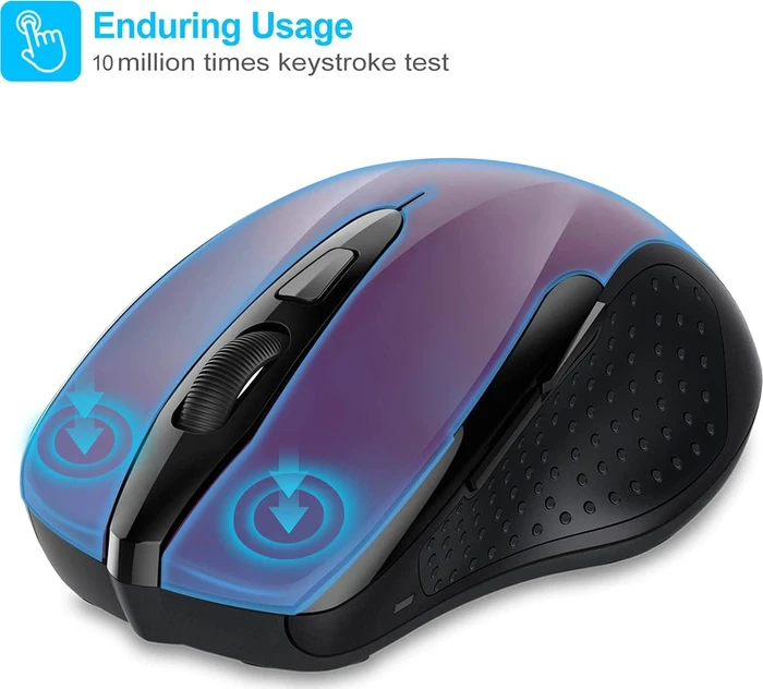 TeckNet Pro 2.4G Wireless, violett, USB
