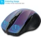 TeckNet Pro 2.4G Wireless, violett, USB Vorschaubild