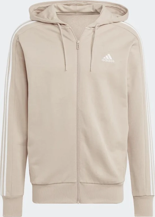 adidas Essentials French Terry 3-Streifen Weste wonder taupe/white (Herren)
