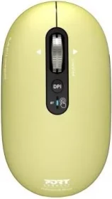 Port Designs Pure Mac Bluetooth Rechargeable Mouse, Lemon, Bluetooth (910506)