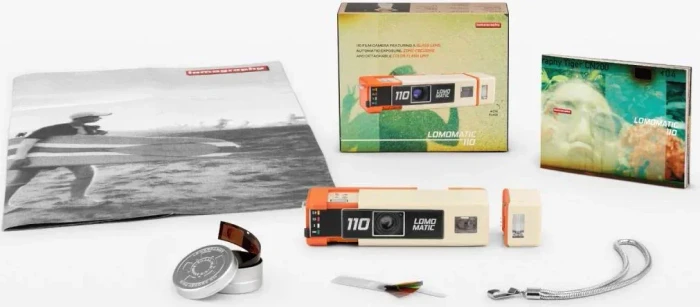 Lomography Lomomatic 110 Kamera Golden Gate (hp110cnf)