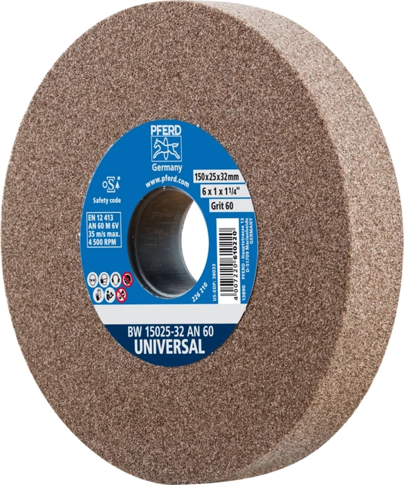 Pferd BW 15025-32 AN 60 Universal Schleifscheibe K60, 150x25x32mm, 1 Stück