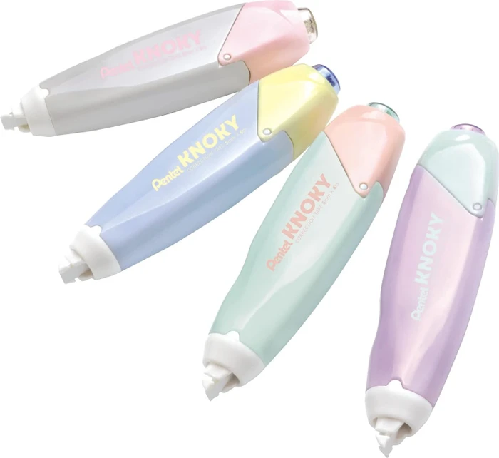 Pentel KNOKY 5mmx0m Korrekturroller hellblau, Blister