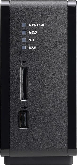 Shuttle OmniNAS KS10, 256MB RAM, 1x RJ-45 1000Base-T, 2x USB-A 2.0