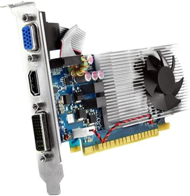 Sparkle GeForce GT 640 OC LP silber, 2GB DDR3, VGA, DVI, HDMI