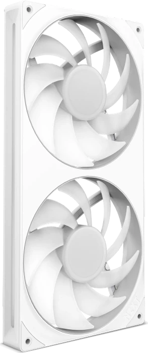 NZXT F Series F280 RGB Core Single-Frame Fan Unit, Matte White, weiß, LED-Steuerung, 280mm