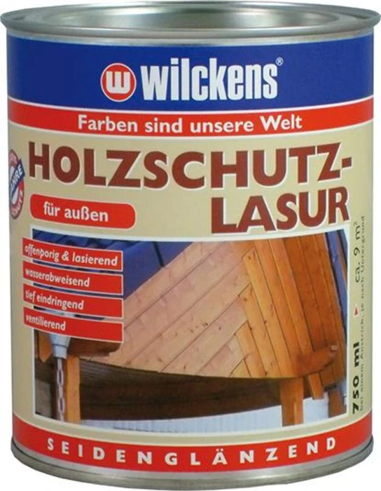 Wilckens Holzschutz-Lasur teak, 750ml