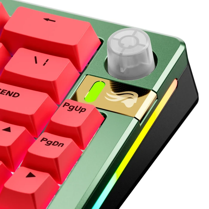 Glorious Gaming Rotary Knob für GMMK 3 PRO Tastatur und GMMK Numpads, Kunststoff (PC), ExoFrost, transparent, 1 Taste