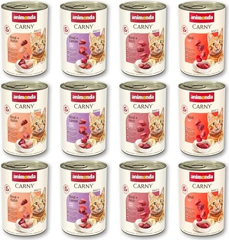 animonda Carny Adult, Adult Herzhafte Variation, 4.80kg (12x 400g)