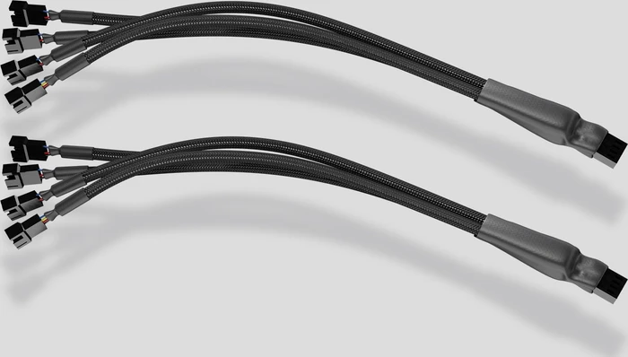 Lanberg Servergehäuse 650/12, schwarz/grau, 1HE, Flex-ATX