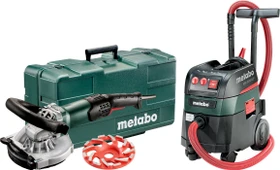 Metabo RSEV 19-125 RT Elektro-Renovierungsschleifer inkl. Koffer + Absaugsystem