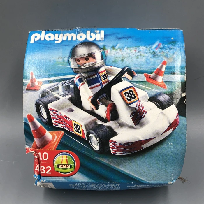playmobil Ostereier Rennfahrer mit Go-Kart