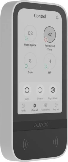 Ajax KeyPad TouchScreen weiß